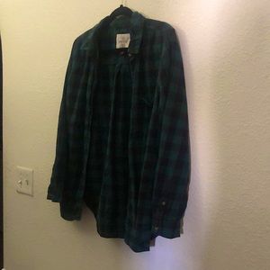 Green Plaid Flannel